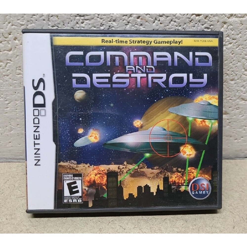 Command and Destroy (Nintendo DS, 2008) Complete in Case Tested